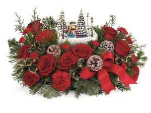 Thomas Kinkade 2024 Oh What Fun Christmas Bouquet