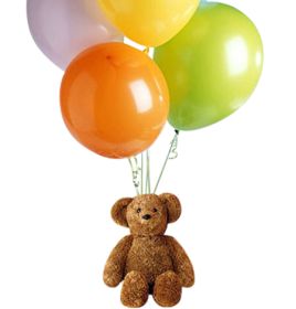 Bear and Balloon Bouquet