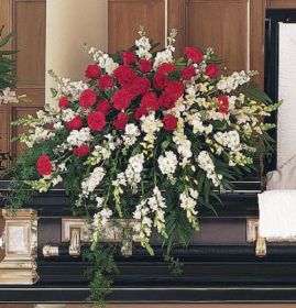 Cherished Moments Casket Spray