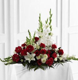 Crimson And White Arrangement