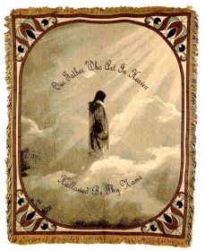 Our Father Sympathy Throw Blanket