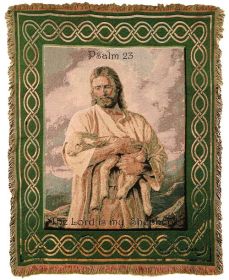 Psalm 23 Sympathy Throw Blanket