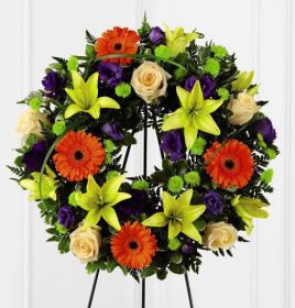 Radiant Remembrance Wreath