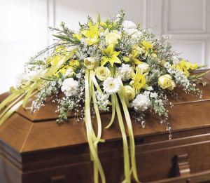 Rest In Peace Casket Spray