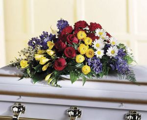 Floral Oasis Casket Spray