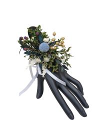 Aqua Allure Dried Flower Corsage