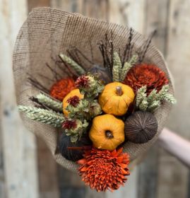 Autumn Blaze Dried Flower Bunch