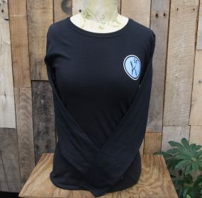 Kremp Florist Black Long Sleeved Shirt