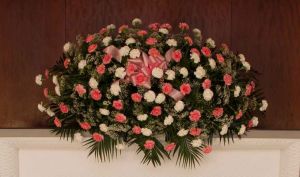 Carnation Casket Spray