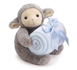 Lamb with Baby Blanket