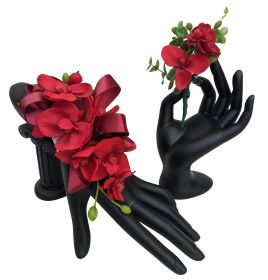 Silk Red Orchid Prom Flower Combo