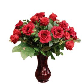 Silk Rose Arrangement