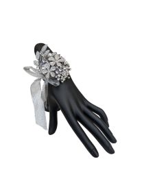 Silver Shimmering Brooch Corsage