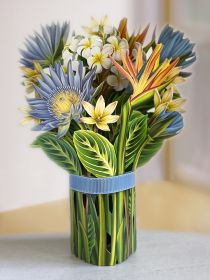 Tropical Bloom 3D Pop-up Card