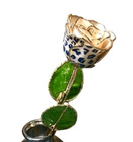 Gold Dipped Leopard Rose