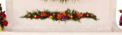Hinge Spray of Garden Flowers for funeral service