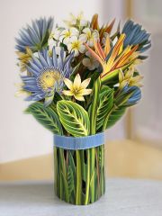 Tropical Bloom 3D Pop-Up Card