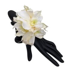 Silk White Orchid Wrist Corsage