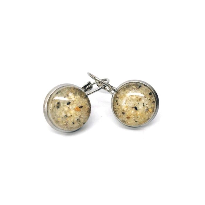Sea Isle City, NJ Beach Sand Earrings