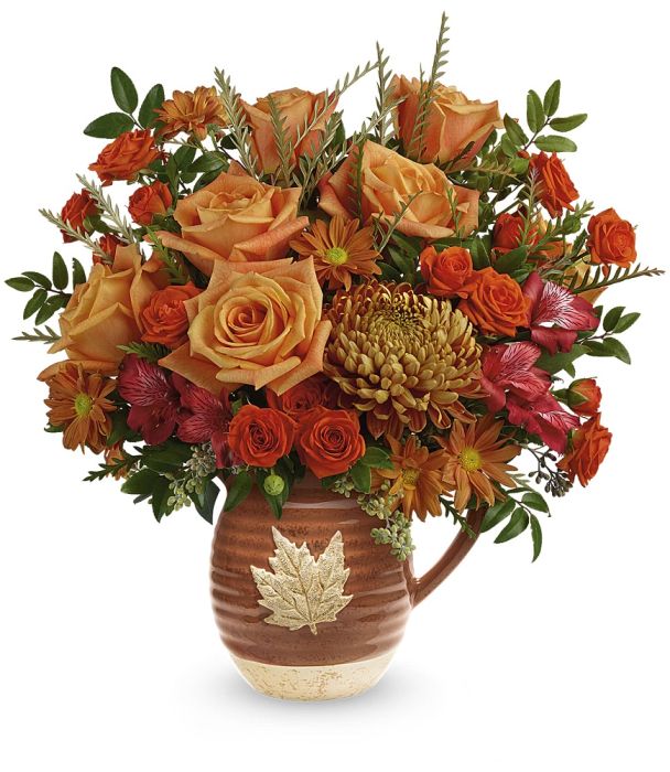 Cascading blooms bouquet - Premium