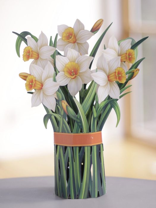 Daffodils Fresh Cut Paper Card
