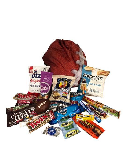 Football themed snack gift