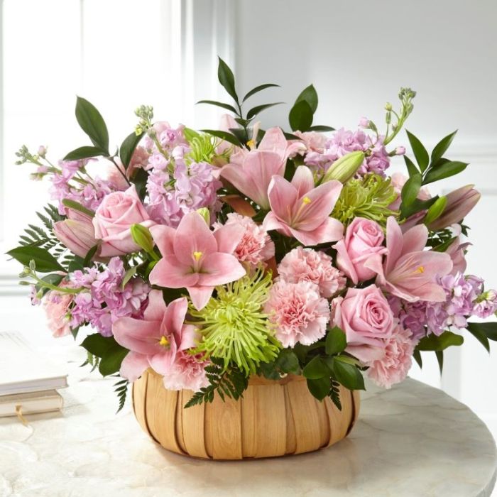 Pastel Charm Basket - Deluxe